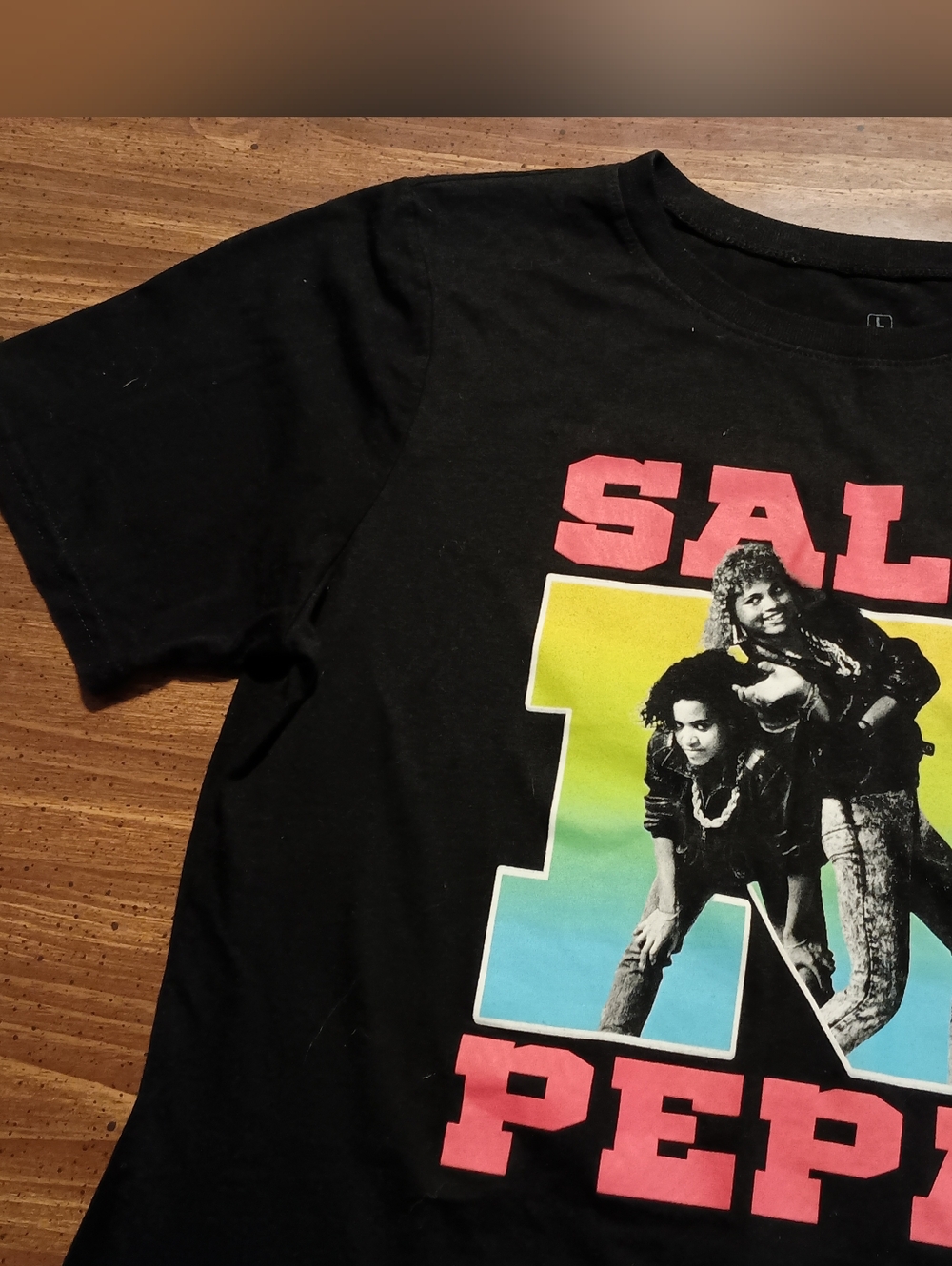 SALT N PEPA T-SHIRT - Large // Music Retro 90s Rap R&B Pop Band Tee Shirt Group